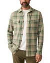 Faherty Legend Textured Shirt In Multi