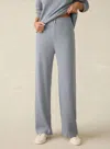 Faherty Legend Waffle Wide Leg Pant In Tradewinds In Multi