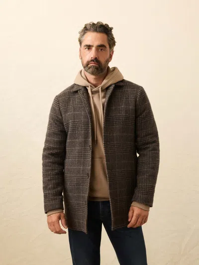 Faherty Lighthouse Jacket In Brown