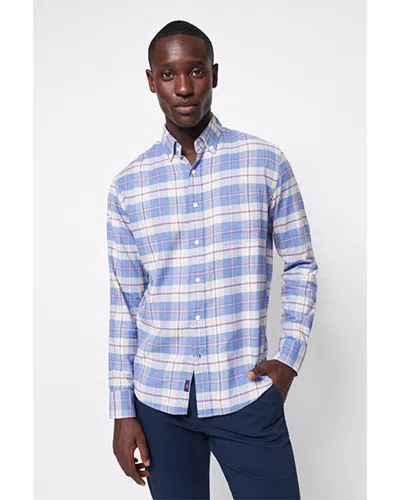 Faherty Lightweight Movement Flannel Shirt In Blue