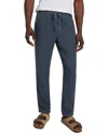 Faherty Linen Drawstring Pant In Blue
