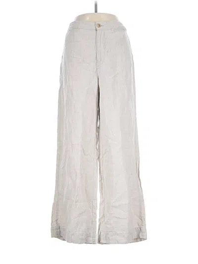 Pre-owned Faherty Linen Pants In Silver