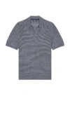Faherty Short-sleeve Linen Sweater Polo