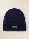 Faherty Logo Beanie In Ash Heather
