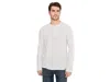 Faherty Buttoned Long-sleeve Henley T-shirt In White