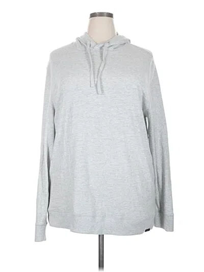 Pre-owned Faherty Long Sleeve Henley Shirt In Gray