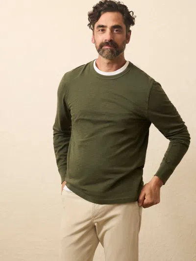 Faherty Long-sleeve Sunwashed T-shirt