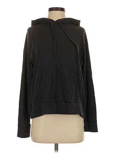 Pre-owned Faherty Long Sleeve Top Black Cowl Neck Tops