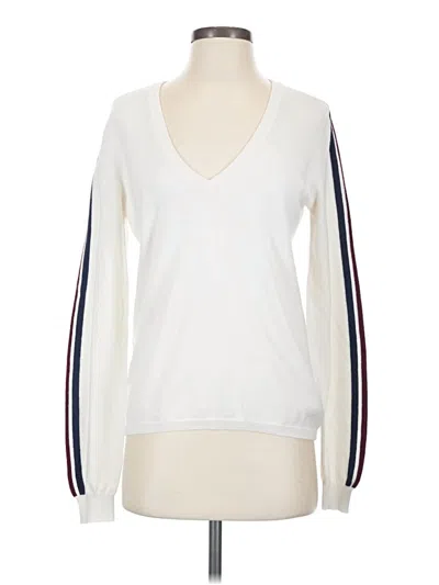 Pre-owned Faherty Long Sleeve T-shirt In White
