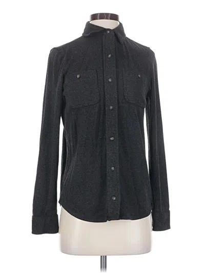 Pre-owned Faherty Long Sleeve Turtleneck In Gray