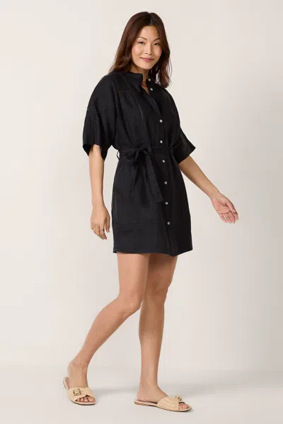 Faherty Luna Dress In Black