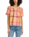 Faherty Margate Top In Yellow