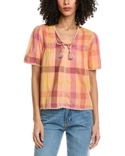Faherty Margate Top In Yellow