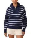 Faherty Mariner Wool-blend Sweater In Blue