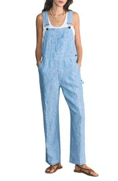 Faherty Mechanic Linen Overalls