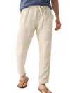 Faherty Men's Essential Linen Drawstring Pants In Multi