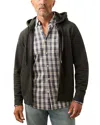 Faherty Men's High Standard Fleece Zip Hoodie In Multi