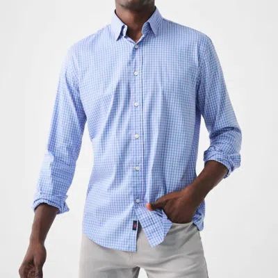 Faherty Men's Movement Shirt In Blue