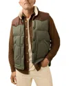 Faherty Range Down Vest In Multi