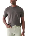 Faherty Men's Regular Fit Pocket Tee In Washed Black