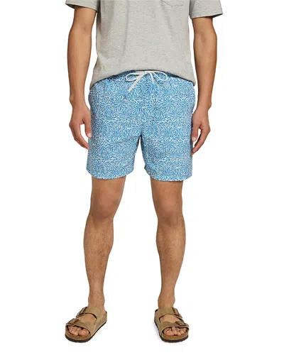 Faherty Shorelite Performance Swim Trunks In Tropic Cay