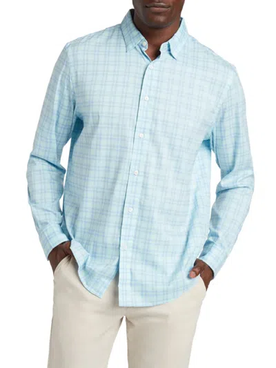 FAHERTY MEN'S THE MOVEMENT BUTTON-FRONT SHIRT
