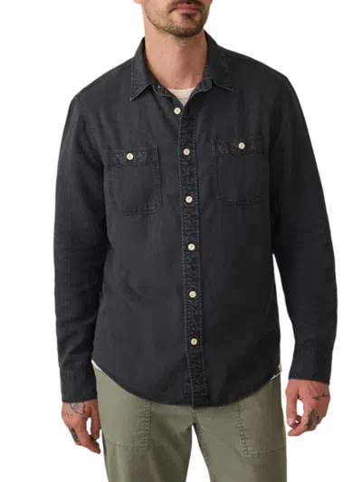 Faherty Men's The Tried & True Chambray Workshirt