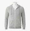Faherty Whitewater Full Zip Hoodie Grey Shell Loop In Gray