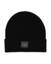 Faherty Workwear Merino Wool Beanie In Black