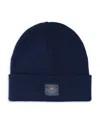 Faherty Workwear Merino Wool Beanie In Navy