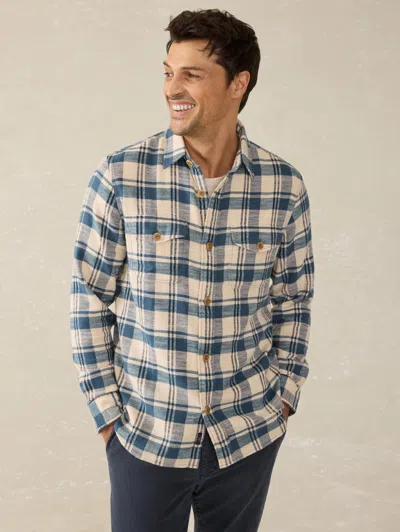 Faherty Mill Creek Overshirt In Mill Creek Plaid
