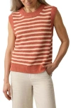 Faherty Miramar Linen Sweater Tank In Multi