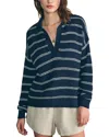 Faherty Striped Polo Sweater