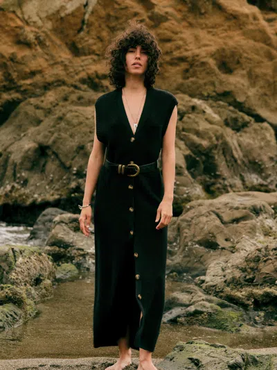Faherty Miramar Linen Duster In Gold