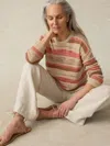 Faherty Miramar Linen Sedona Sweater In Horizon Hues