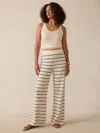 Faherty Miramar Linen Cotton Sweater Pants In Pink