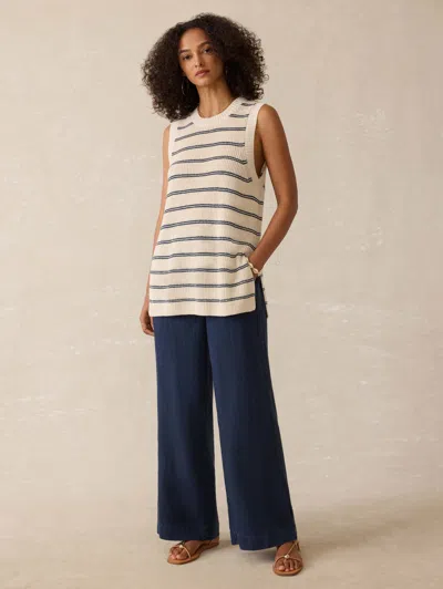 Faherty Miramar Linen Sweater Tunic