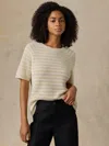 Faherty Miramar Linen T-shirt In Multi