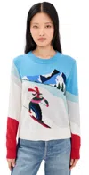 Faherty Mountain Coaster Wool-blend Sweater In Mountain Coaster