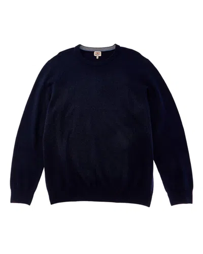 Faherty Mountain Crewneck Sweater In Blue