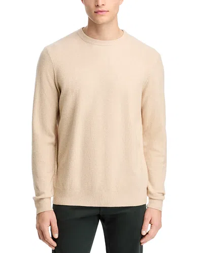 Faherty Mountain Textured Birdseye Knit Sweater In Seapoint