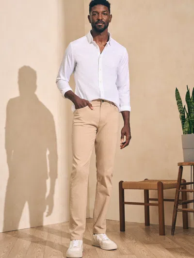 Faherty Movement&trade; 5-pocket Pants In Island West Khaki