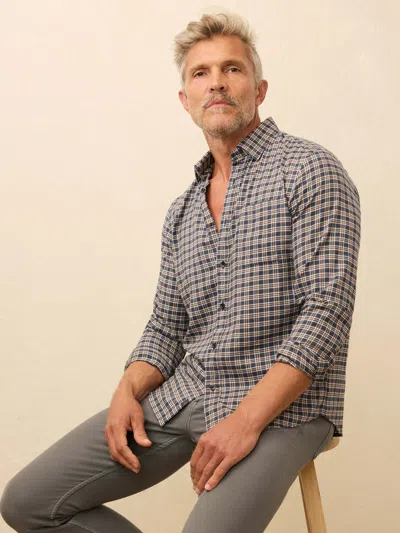 Faherty Movement&trade; Brushed Shirt In Black
