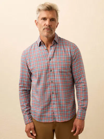 Faherty Movement&trade; Brushed Shirt In Multi