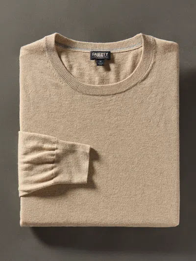 Faherty Movement&trade; Crewneck Sweater In Soft Dune Heather