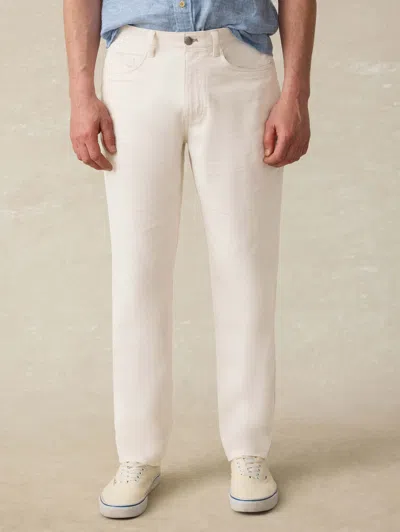 FAHERTY MOVEMENT&TRADE; LINEN 5-POCKET PANTS