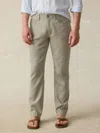 Faherty Movement&trade; Linen 5-pocket Pants In Sage Cliff