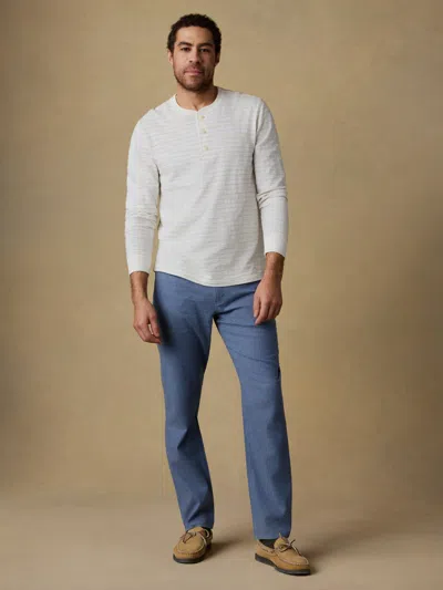 Faherty Movement&trade; Linen 5-pocket Pants In Blue