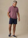 Faherty Movement&trade; Linen Drawstring Short In Blue