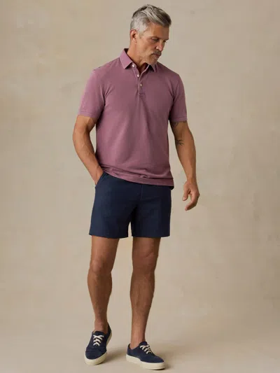 Faherty Movement&trade; Linen Drawstring Short In Blue